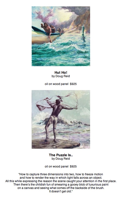 Through the eyes of the artists